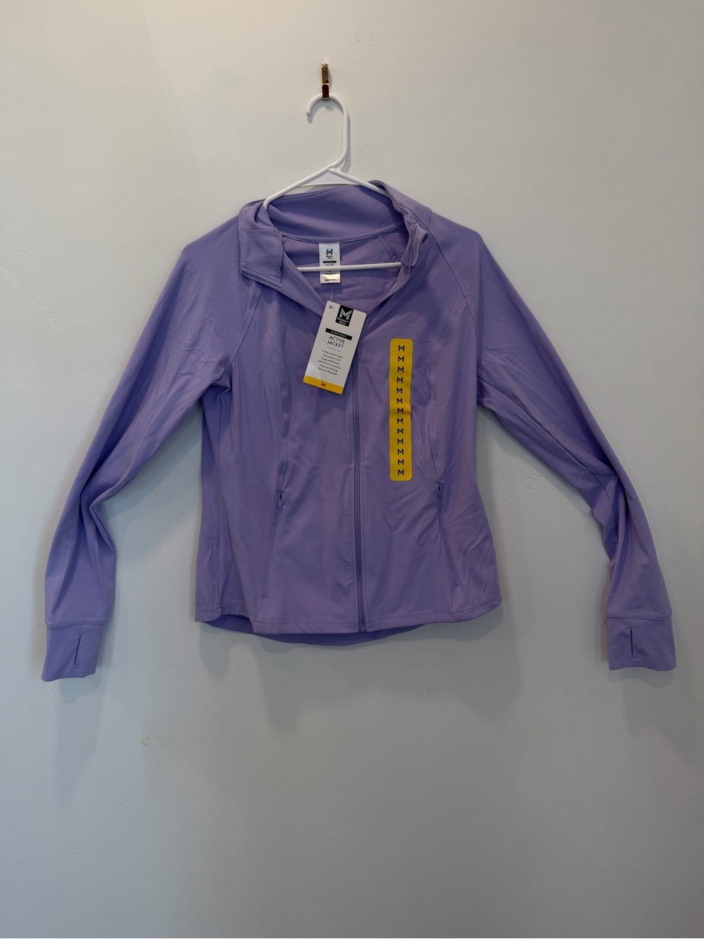 Women's Lavender Active Zip Set